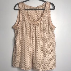 Peachy pink LOFT tank top